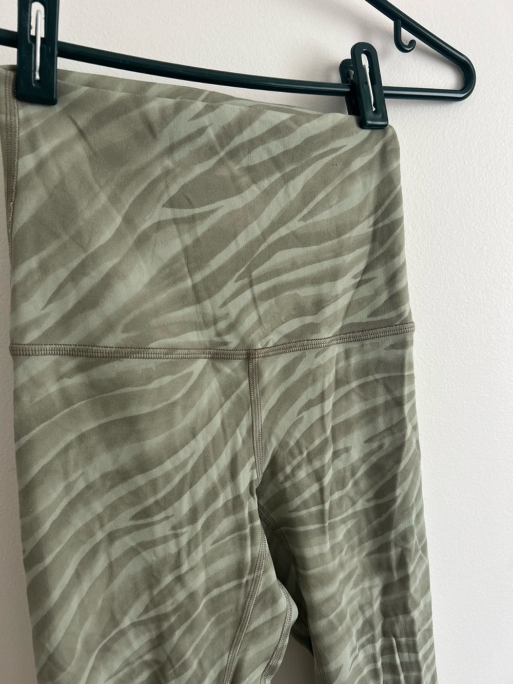 lululemon athletica Olive Zebra Print High-Rise Leggings